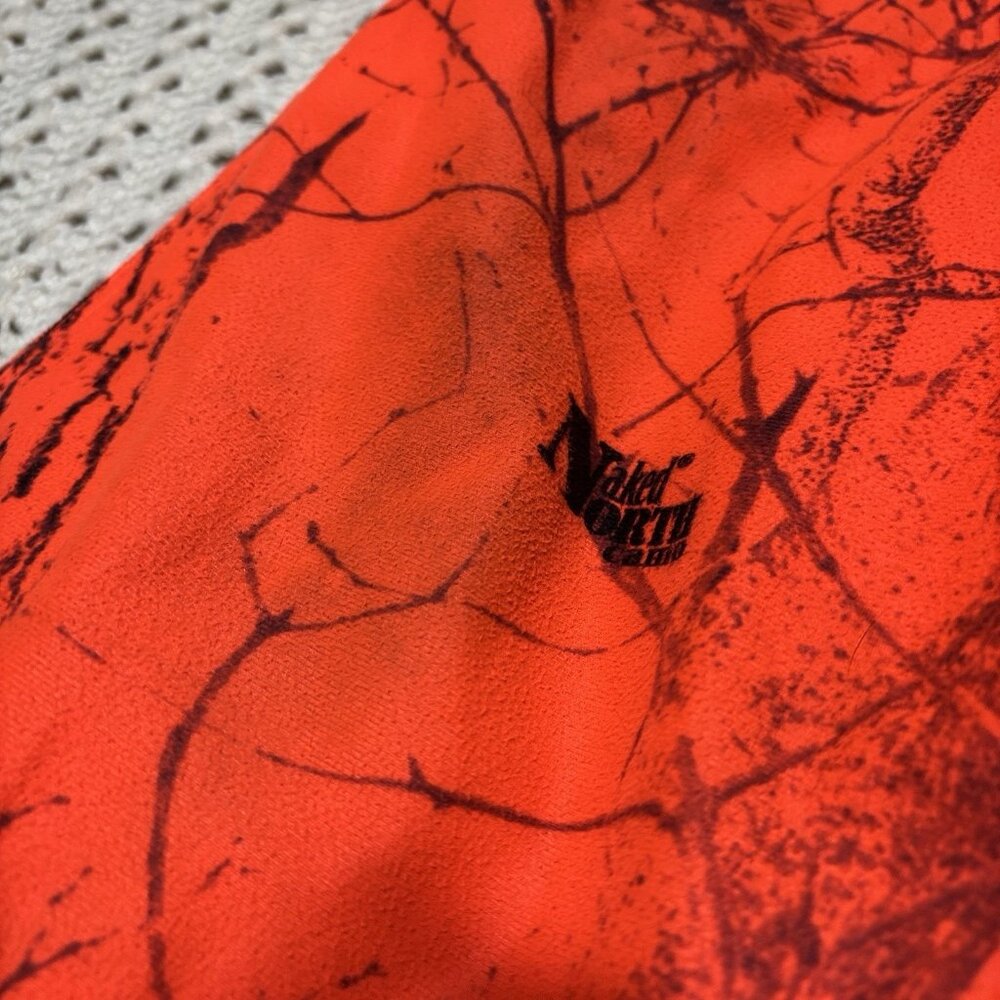 Mount’n Prairie Outdoor Pants Blaze Orange Naked North Insulated Camo Hunter W31 - Picture 10 of 13